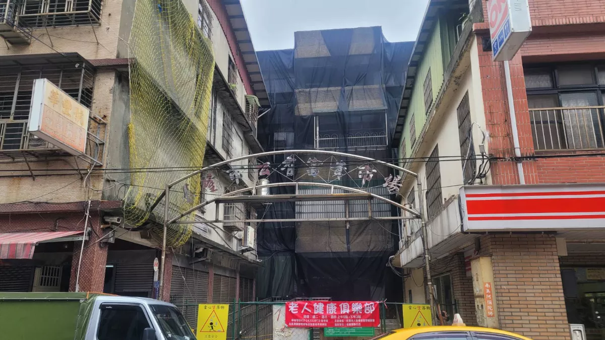 基隆富貴市場確認為海砂屋危樓 年底拆除 